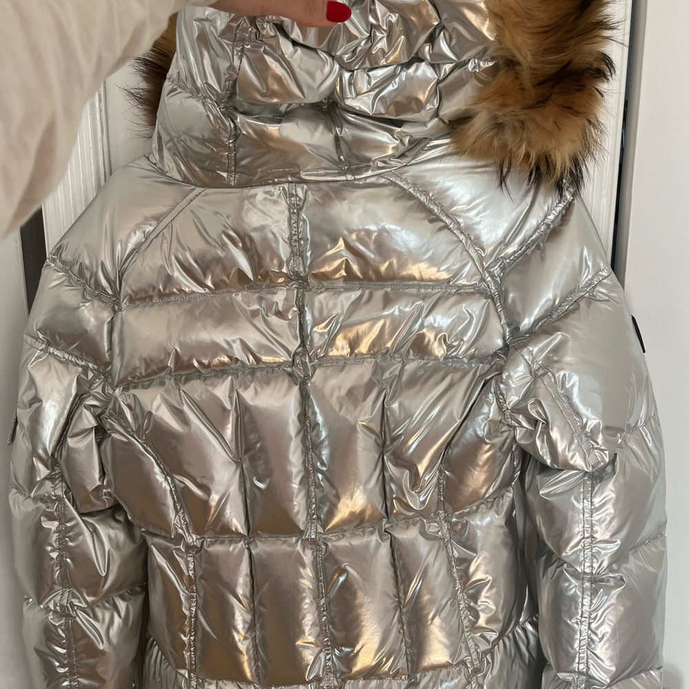 NWT SAM. Silver Jacket M - Picture 2 of 4